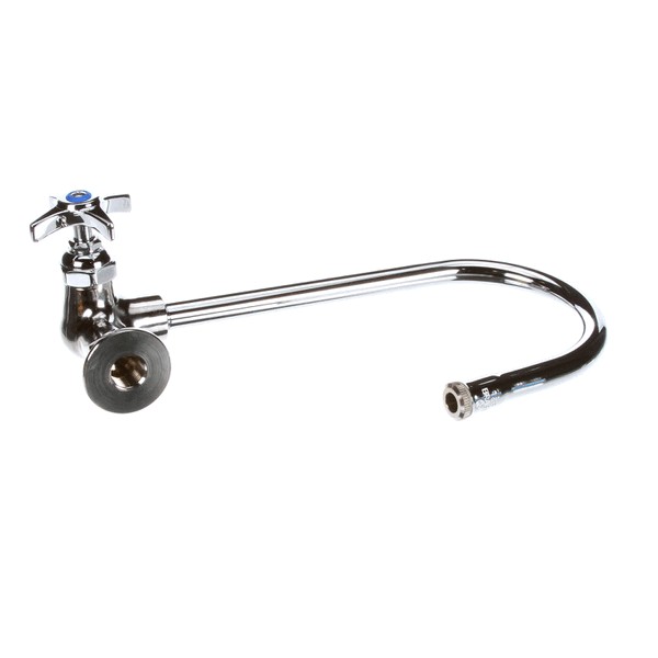(image for) T&S Brass B-0310 SINGLE PANTRY FAUCET, WALL MT, SWIVEL/RI